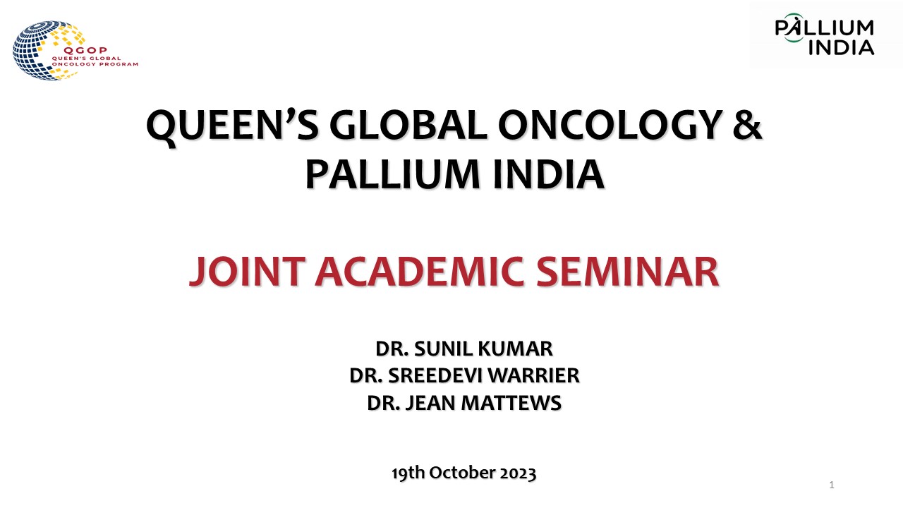 Dr. Sunil Kumar, Dr. Sreedevi Warrier, Dr. Jean Mathews